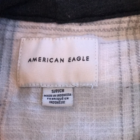 American eagle flannel hoodie - Picture 2 of 3